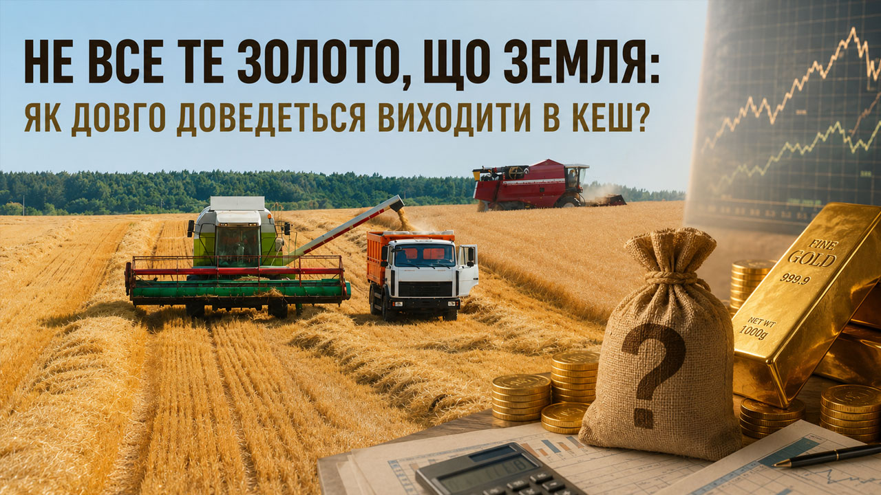 Не все те золото, що земля: як довго доведеться виходити в кеш?