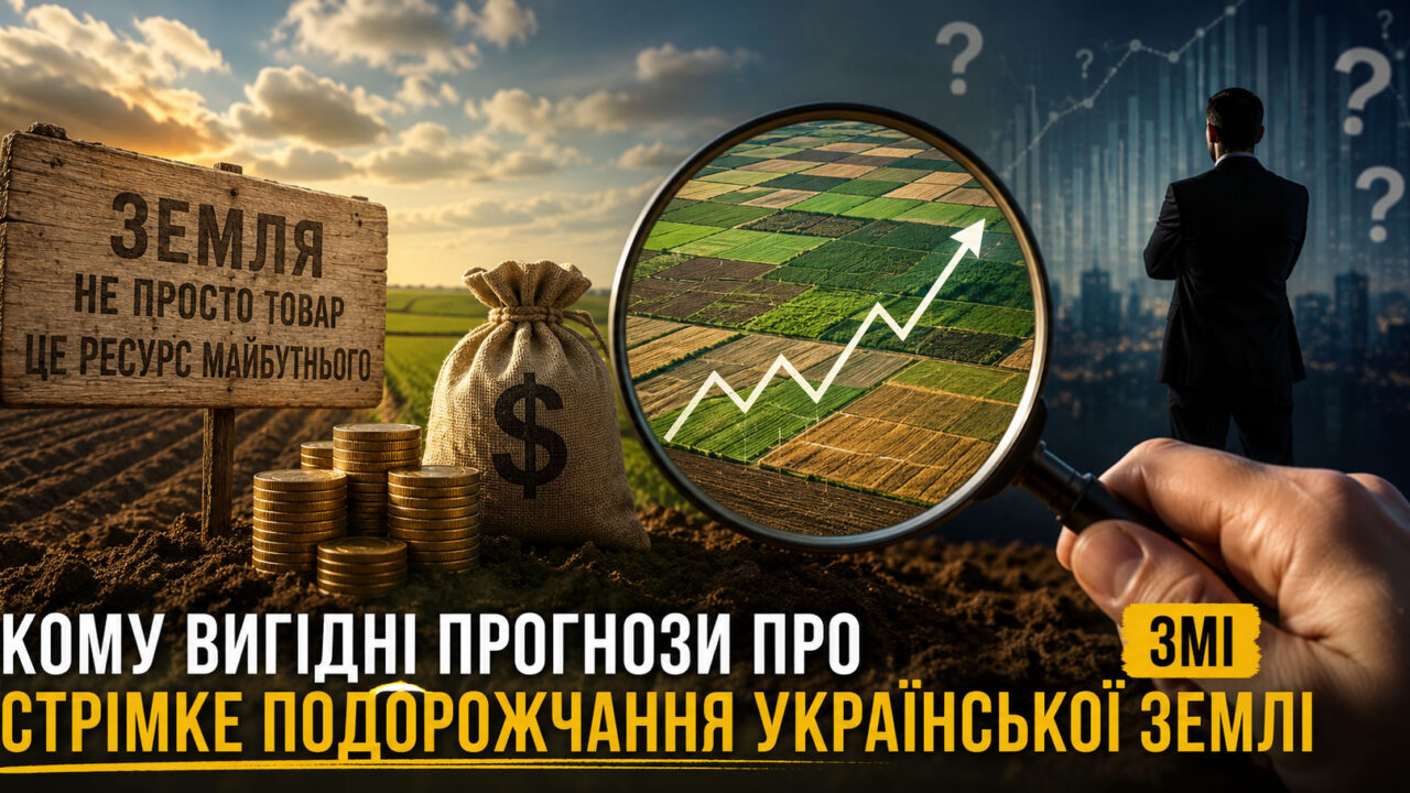 Кому вигідні прогнози про стрімке подорожчання української землі – ЗМІ