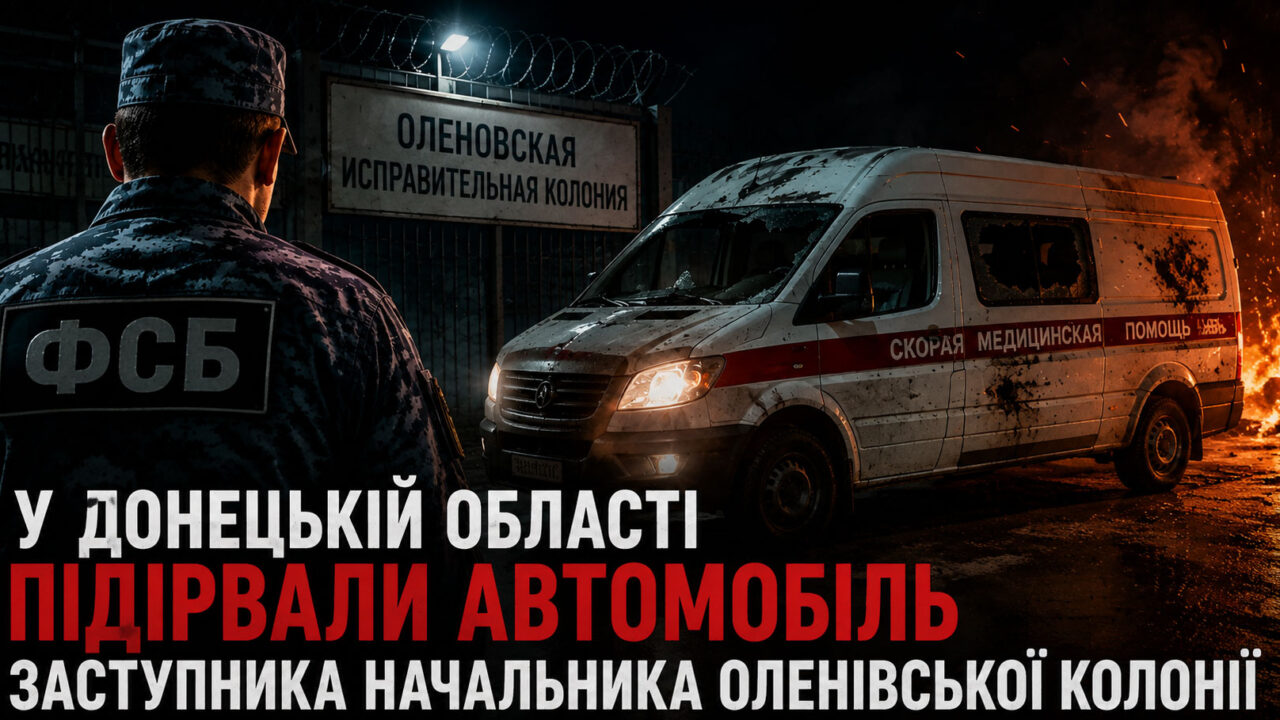У Донецькій області підірвали автомобіль заступника начальника Оленівської колонії
