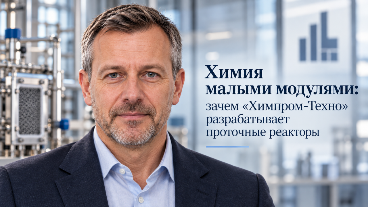 Химия малыми модулями: зачем «Химпром-Техно» разрабатывает проточные реакторы